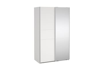 Takeru Garderob med Spegel 119x200 cm - Vit - Förvaring - Garderober & garderobssystem