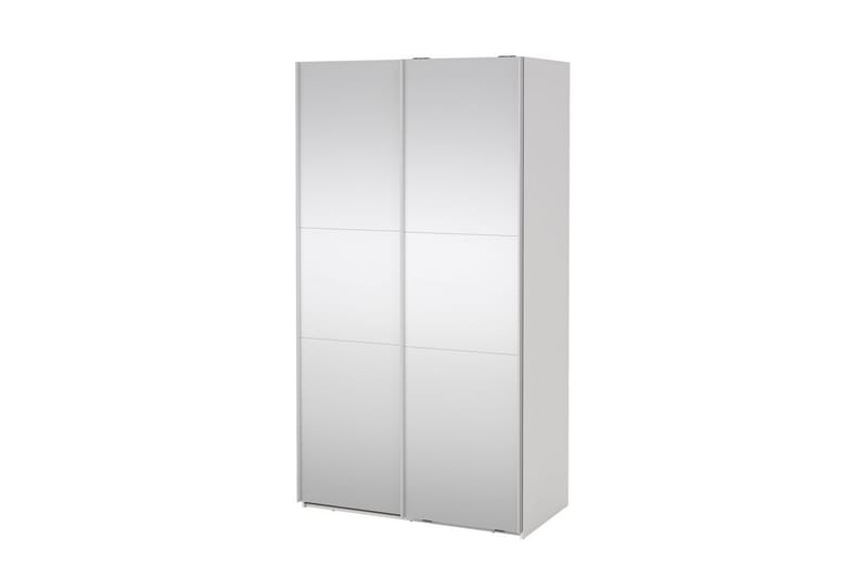 Takeru Garderob med Spegel 119x220 cm, Vit