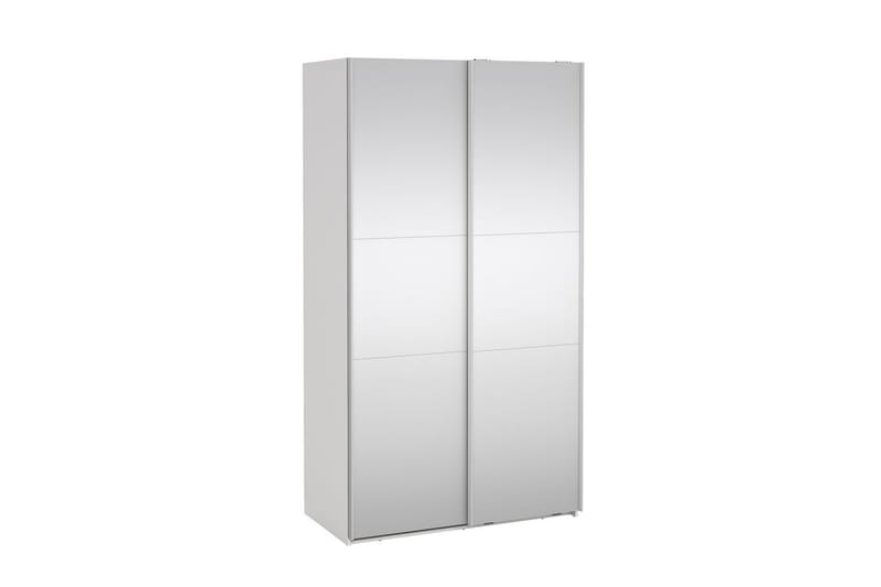 Takeru Garderob med Spegel 119x220 cm - Vit - Förvaring - Garderober & garderobssystem