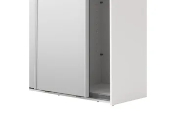 Takeru Garderob med Spegel 119x220 cm - Vit - Förvaring - Garderober & garderobssystem