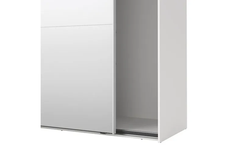 Takeru Garderob med Spegel 179x200 cm - Vit - Förvaring - Garderober & garderobssystem