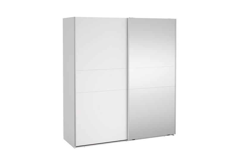 Takeru Garderob med Spegel 179x200 cm - Vit - Förvaring - Garderober & garderobssystem