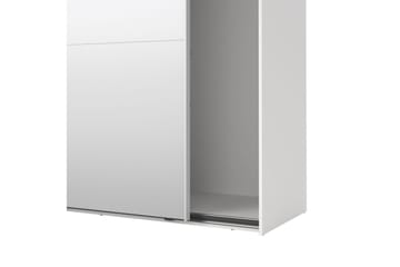 Takeru Garderob med Spegel 179x200 cm - Vit - Förvaring - Garderober & garderobssystem