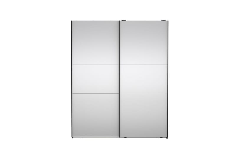 Takeru Garderob med Spegel 179x220 cm - Svart - Förvaring - Garderober & garderobssystem