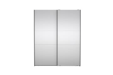 Takeru Garderob med Spegel 179x220 cm - Svart - Förvaring - Garderober & garderobssystem