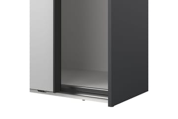 Takeru Garderob med Spegel 179x220 cm - Svart - Förvaring - Garderober & garderobssystem