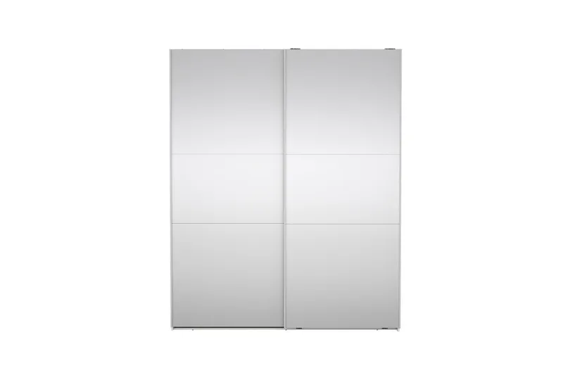 Takeru Garderob med Spegel 179x220 cm - Vit - Förvaring - Garderober & garderobssystem