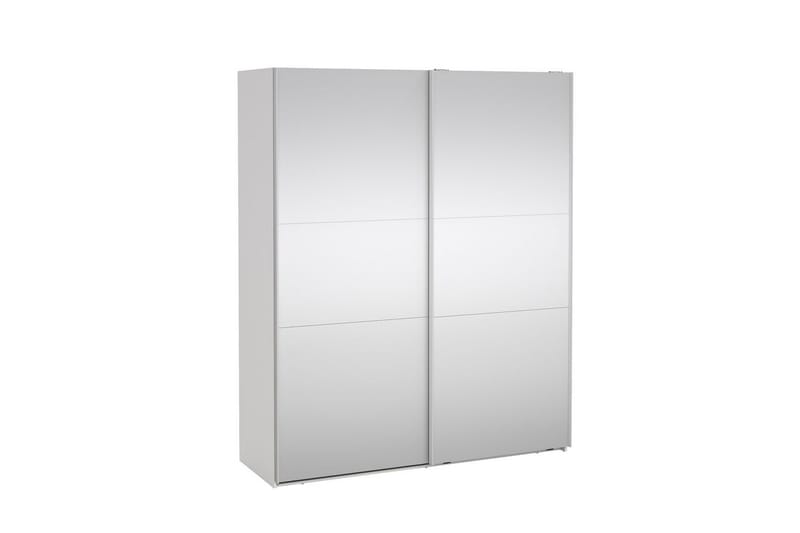 Takeru Garderob med Spegel 179x220 cm - Vit - Förvaring - Garderober & garderobssystem