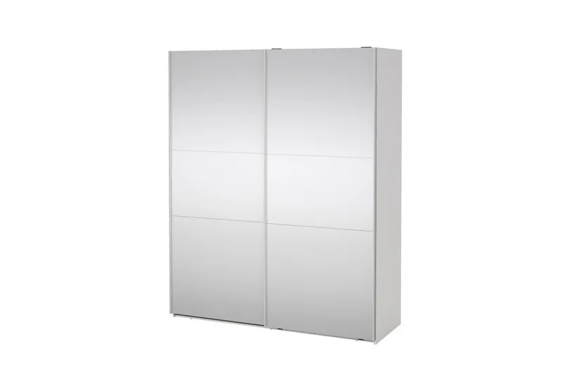 Takeru Garderob med Spegel 179x220 cm, Vit