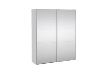 Takeru Garderob med Spegel 179x220 cm - Vit - Förvaring - Garderober & garderobssystem