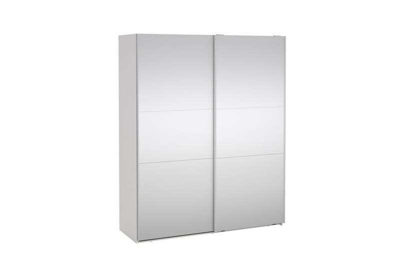 Takeru Garderob med Spegel 179x220 cm - Vit - Förvaring - Garderober & garderobssystem