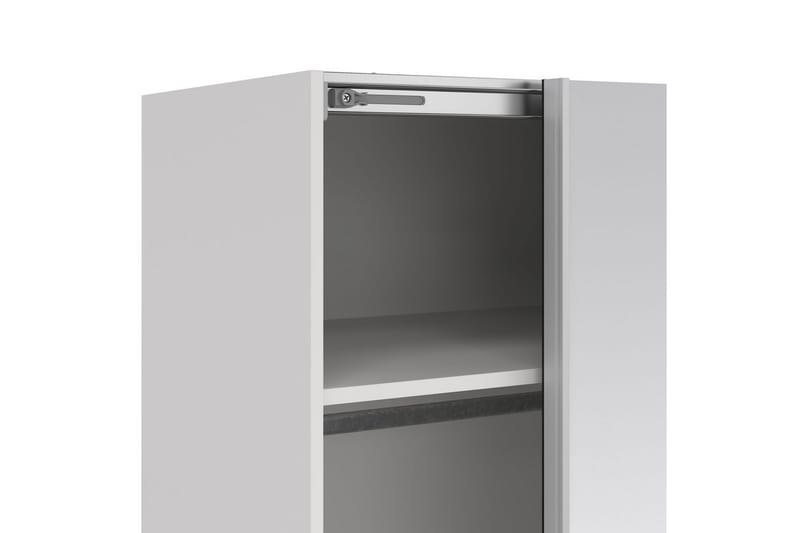 Takeru Garderob med Spegel 179x220 cm - Vit - Förvaring - Garderober & garderobssystem