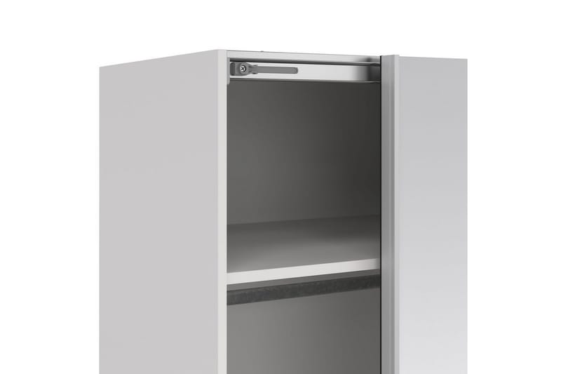 Takeru Garderob med Spegel 179x220 cm - Vit - Förvaring - Garderober & garderobssystem