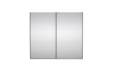 Takeru Garderob med Spegel 244x220 cm - Natur - Förvaring - Garderober & garderobssystem