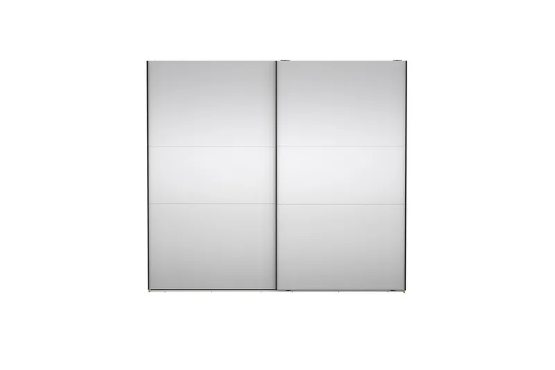 Takeru Garderob med Spegel 244x220 cm - Natur - Förvaring - Garderober & garderobssystem