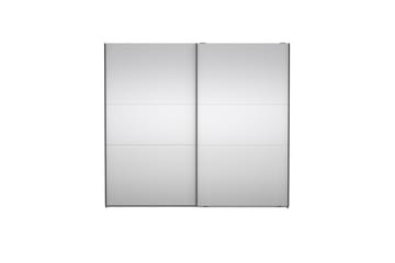 Takeru Garderob med Spegel 244x220 cm - Svart - Förvaring - Garderober & garderobssystem