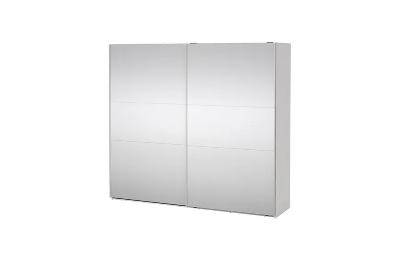 Takeru Garderob med Spegel 244x220 cm, Vit