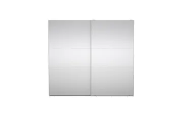 Takeru Garderob med Spegel 244x220 cm - Vit - Förvaring - Garderober & garderobssystem