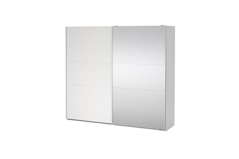Takeru Garderob med Spegel 244x221 cm - Vit - Förvaring - Garderober & garderobssystem