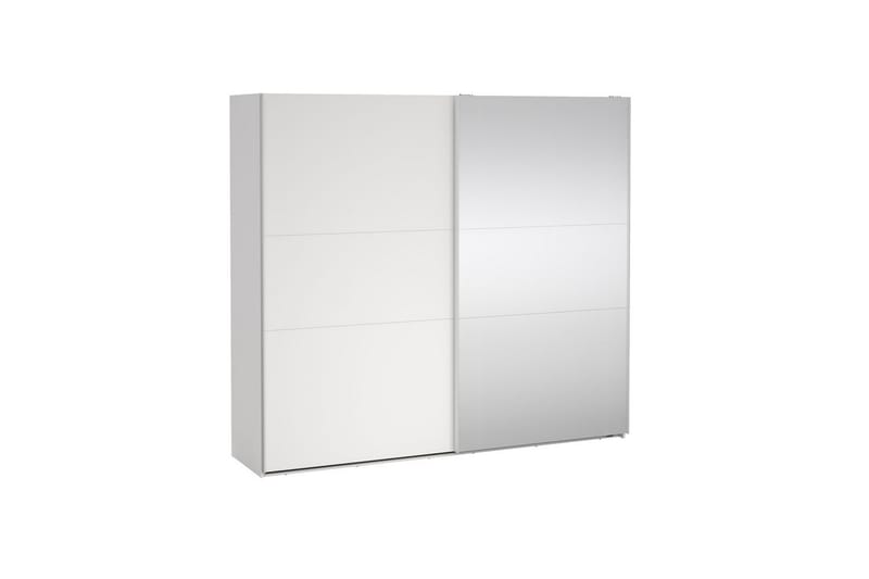 Takeru Garderob med Spegel 244x221 cm - Vit - Förvaring - Garderober & garderobssystem