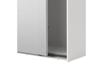 Takeru Garderob med Spegel 244x221 cm - Vit - Förvaring - Garderober & garderobssystem