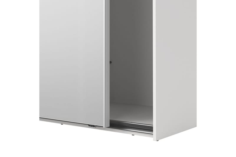 Takeru Garderob med Spegel 244x221 cm - Vit - Förvaring - Garderober & garderobssystem
