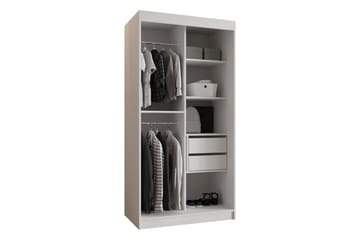 Tallmo Garderob m. Spegel 100x200 cm - Förvaring - Garderober & garderobssystem