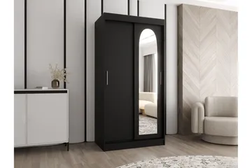 Tallmo Garderob m. Spegel 100x200 cm - Förvaring - Garderober & garderobssystem