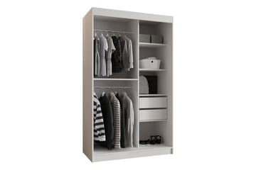 Tallmo Garderob m. Spegel 120x200 cm - Beige - Förvaring - Garderober & garderobssystem