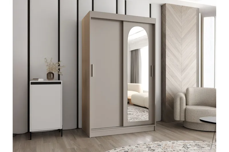 Tallmo Garderob m. Spegel 120x200 cm - Förvaring - Garderober & garderobssystem