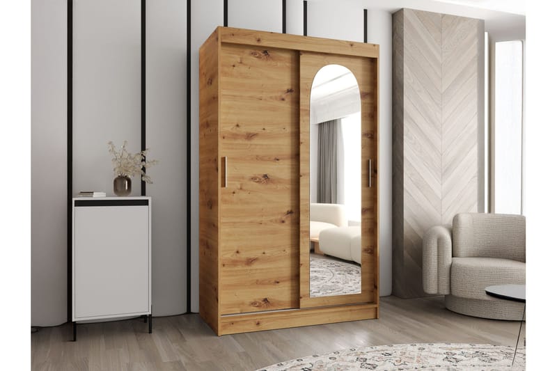 Tallmo Garderob m. Spegel 120x200 cm - Förvaring - Garderober & garderobssystem