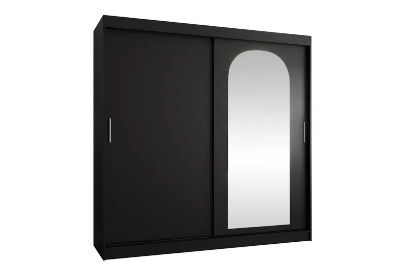 Tallmo Garderob m. Spegel 200x200 cm - Brun/Beige - Förvaring - Garderober & garderobssystem