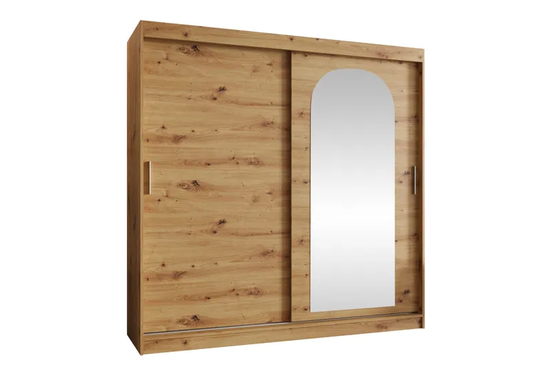 Tallmo Garderob m. Spegel 200x200 cm - Förvaring - Garderober & garderobssystem