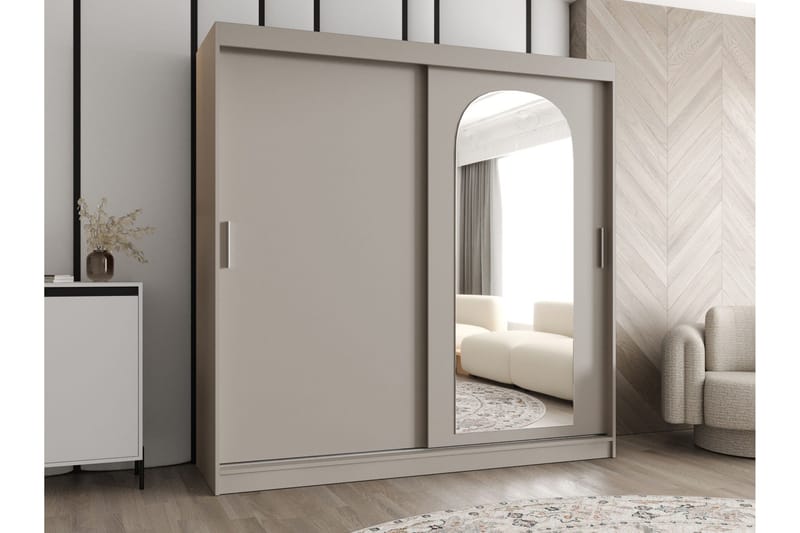 Tallmo Garderob m. Spegel 200x200 cm - Förvaring - Garderober & garderobssystem