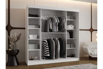Tallmo Garderob m. Spegel 200x200 cm - Förvaring - Garderober & garderobssystem