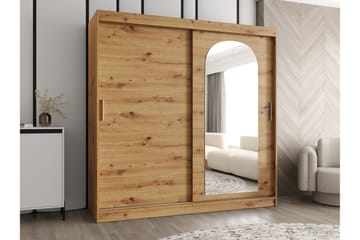 Tallmo Garderob m. Spegel 200x200 cm - Förvaring - Garderober & garderobssystem