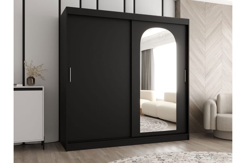 Tallmo Garderob m. Spegel 200x200 cm - Förvaring - Garderober & garderobssystem