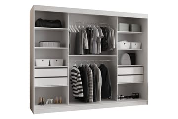 Tallmo Garderob m. Spegel 250x200 cm - Förvaring - Garderober & garderobssystem