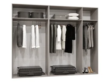 Tensa Garderob med spegel 250 cm - cashmere - Förvaring - Garderober & garderobssystem