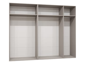 Tensa Garderob med spegel 250 cm - svart - Förvaring - Garderober & garderobssystem