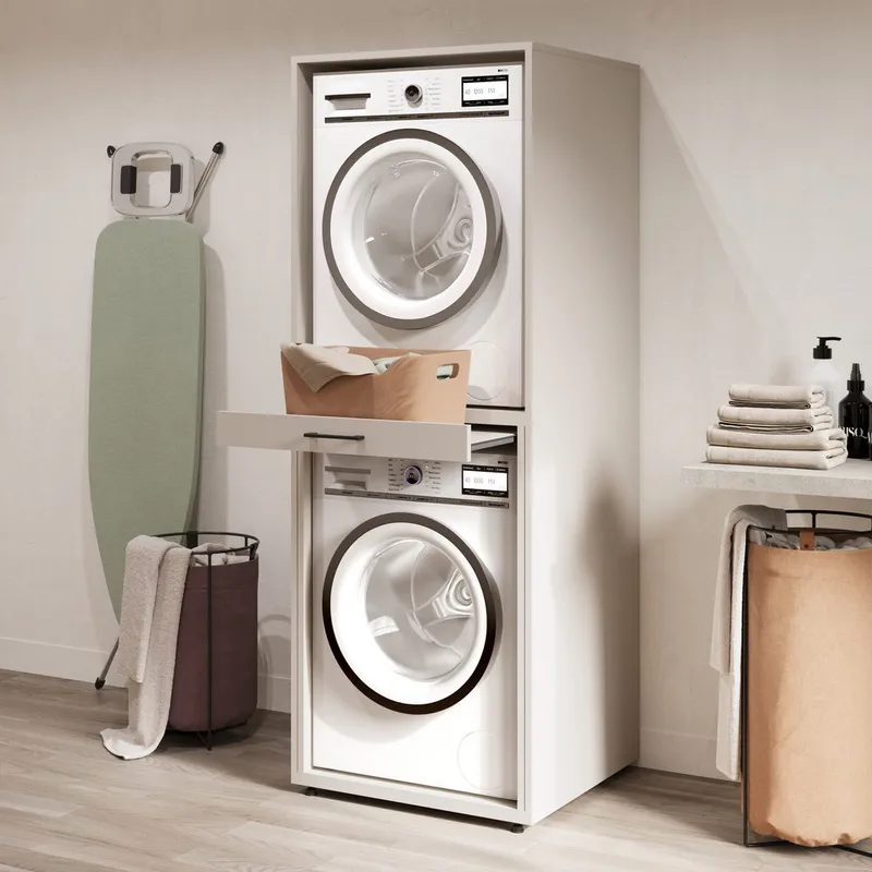 Tvättmaskin/Torktumlarskåp Aza 1 Hylla - Kashmir - Förvaring - Badrumsförvaring