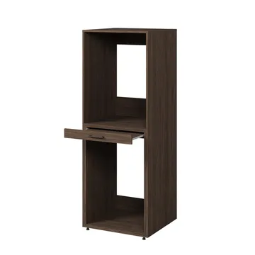 Tvättmaskin/Torktumlarskåp Aza 1 Hylla - Valnöt Villa - Förvaring - Badrumsförvaring