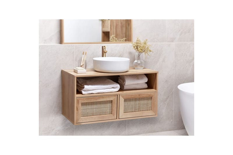 Tvättställsskåp Rosell 86x40x45 cm - 86x40x45 cm - Förvaring - Badrumsförvaring