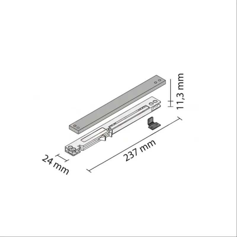 Tyst system för garderob Alabama Typ 61, 63