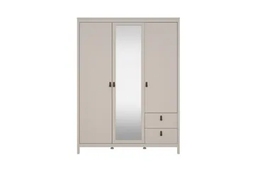 Vallvidera Garderob med Spegel 150x199 cm - Beige - Förvaring - Garderober & garderobssystem