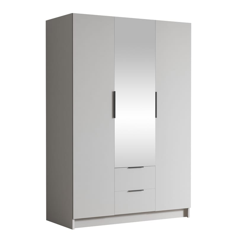 Varros Garderob med Spegel 150x216 cm - Vit - Förvaring - Garderober & garderobssystem