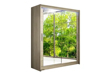 Westa Garderob 150x58x200 cm - Beige - Förvaring - Garderober & garderobssystem