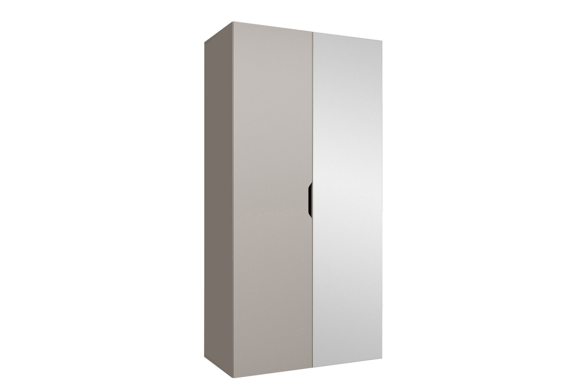 Abano Garderob m. Spegel 52x202 cm - Beige