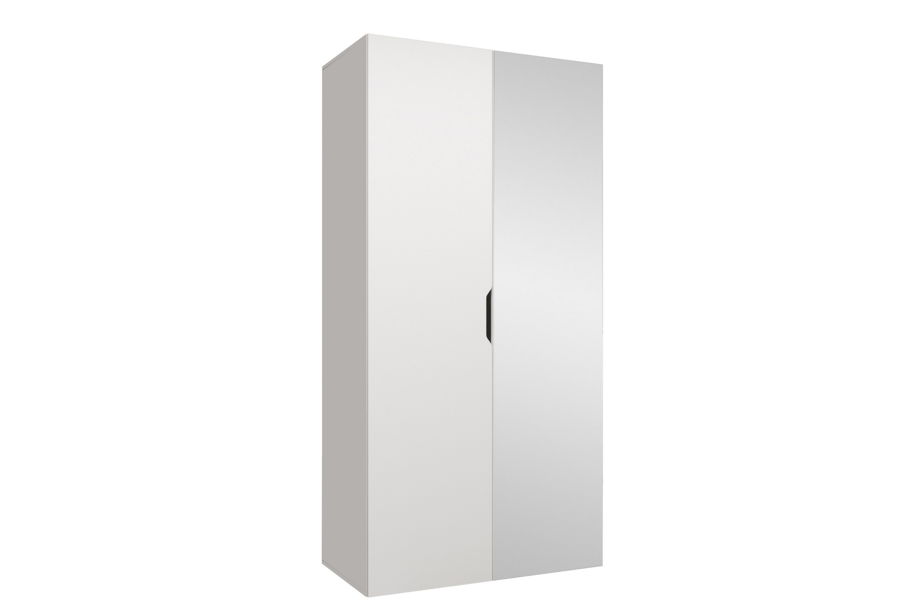 abano garderob m. spegel 52x202 cm -