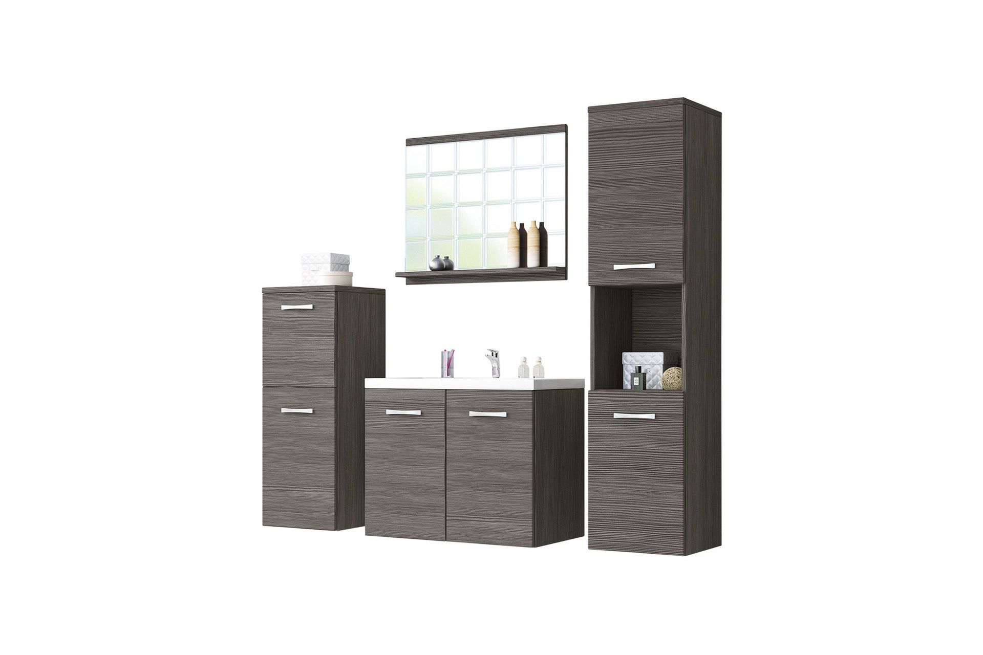 Sonaki Möbelset för Badrum 133 cm -